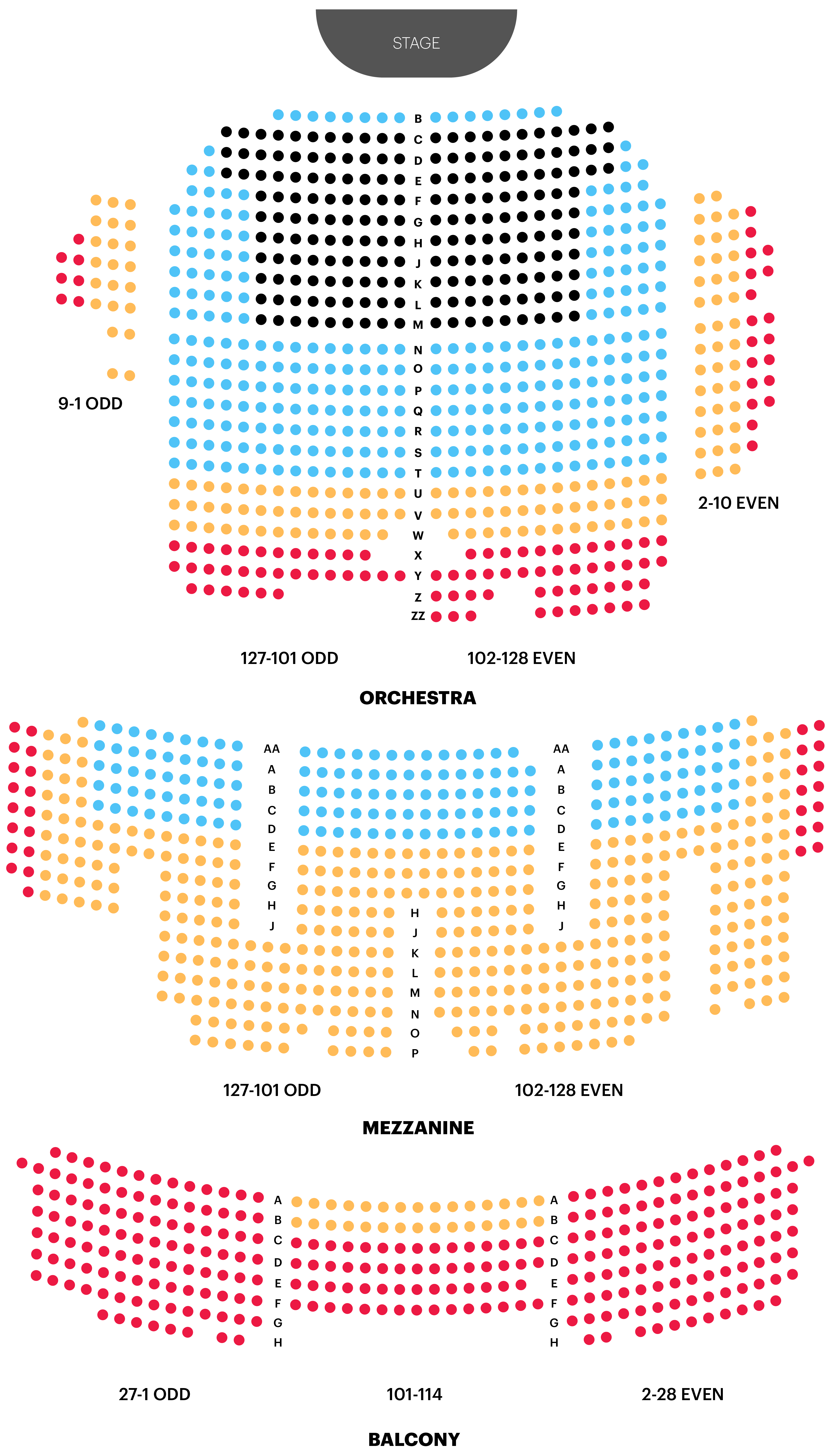 Palace Theatre Seating Chart Best Seats Real Time Pricing